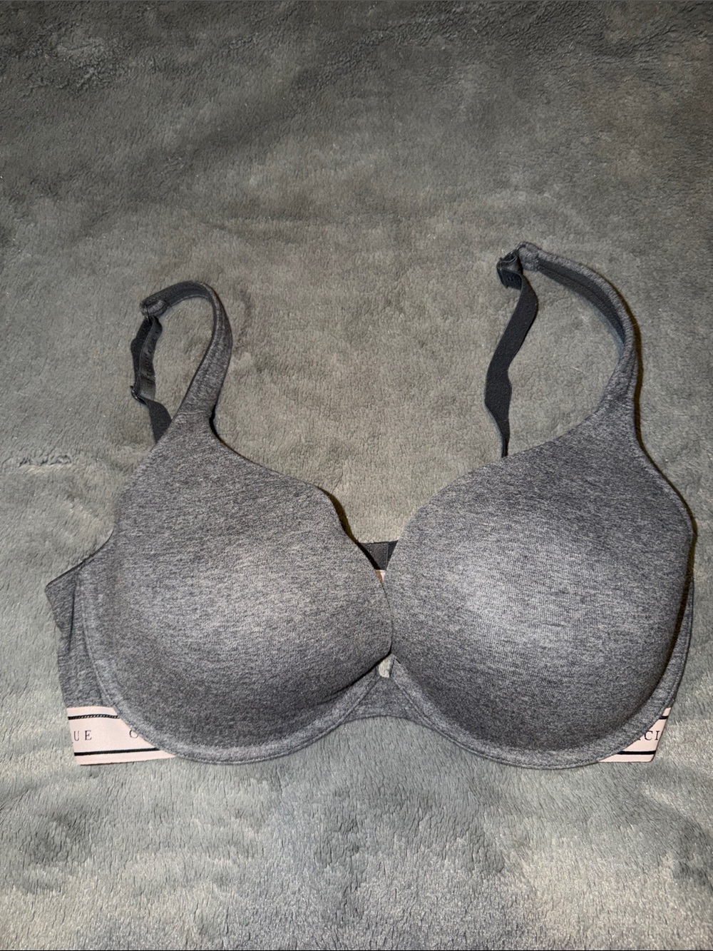 Cacique Grey Seamless T-Shirt Bra